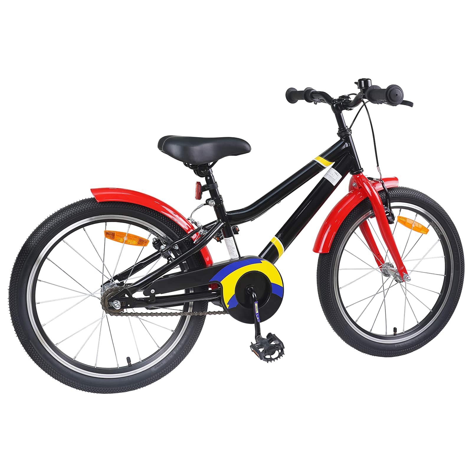 Kinderfahrrad Für 8-12 Jahre Alt Schwarz Rot
