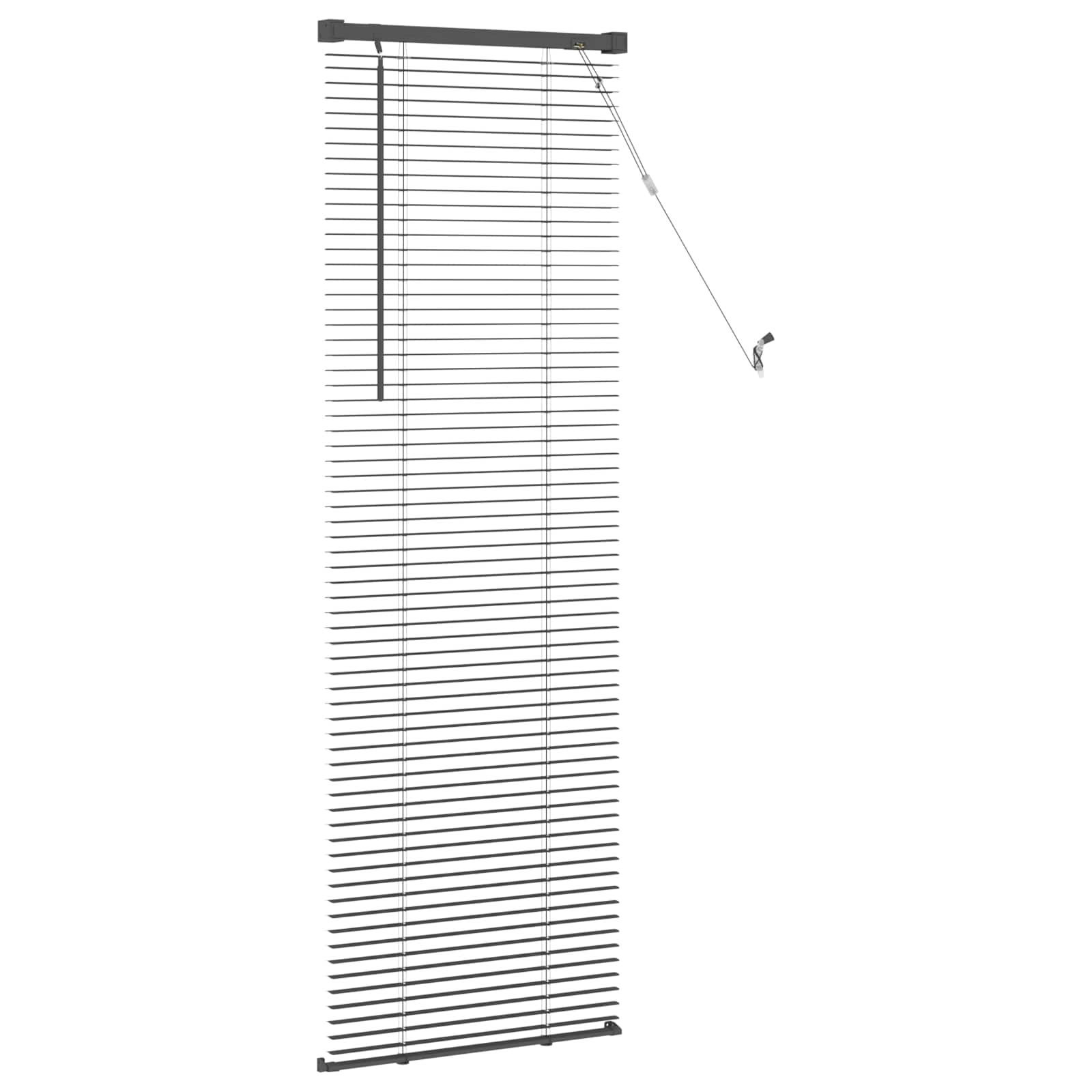 Venetianer Jalousie Verstellbar Silber Grau 150 X 40 Cm Pvc Silbergrau