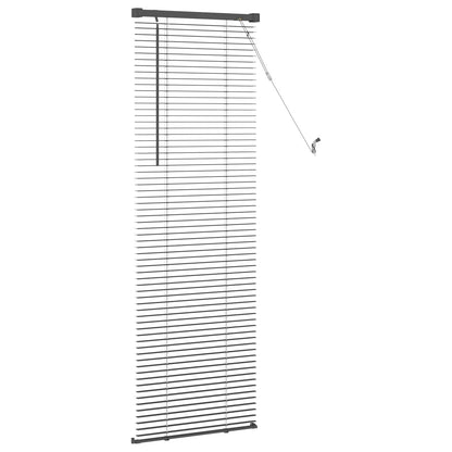 Venetianer Jalousie Verstellbar Silber Grau 150 X 40 Cm Pvc Silbergrau
