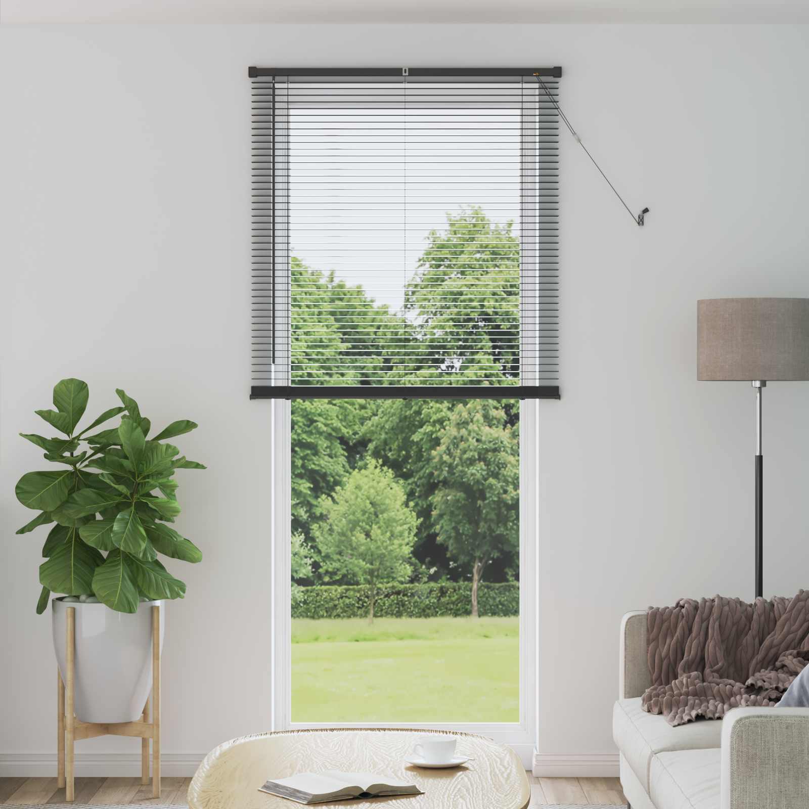 Venetianer Jalousie Verstellbar Silber Grau 150 X 40 Cm Pvc Silbergrau