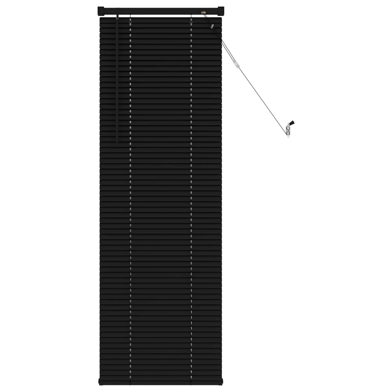 Venetianer Jalousie Verstellbar 150 X 40 Cm Pvc Schwarz