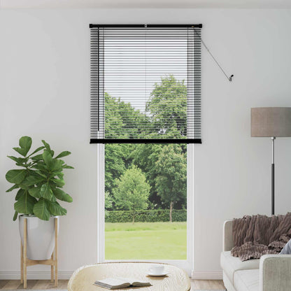 Venetianer Jalousie Verstellbar 150 X 40 Cm Pvc Schwarz