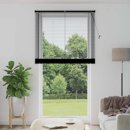 Venetianer Jalousie Verstellbar 150 X 40 Cm Pvc Schwarz