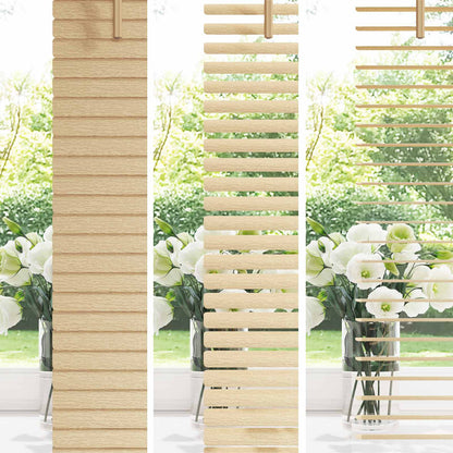 Venetianer Jalousie Mit Muster 150 X 40 Cm Pvc Hellbraun