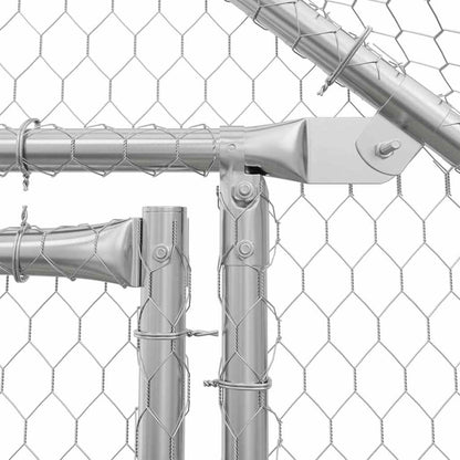 Hühnerkäfig Silber Verzinkter Stahl