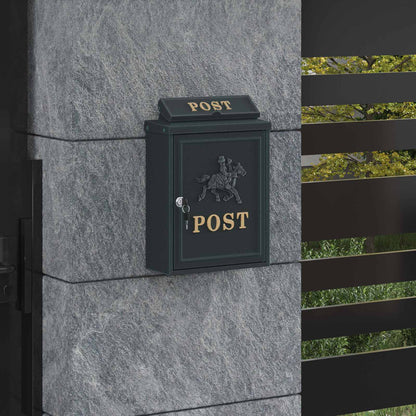 Wandmontierter Briefkasten Mit Speicher 29 X 13 X 41 Cm