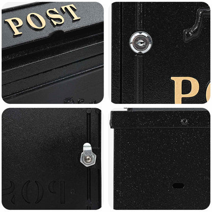 Wandmontierter Briefkasten Mit Speicher 29 X 13 X 41 Cm