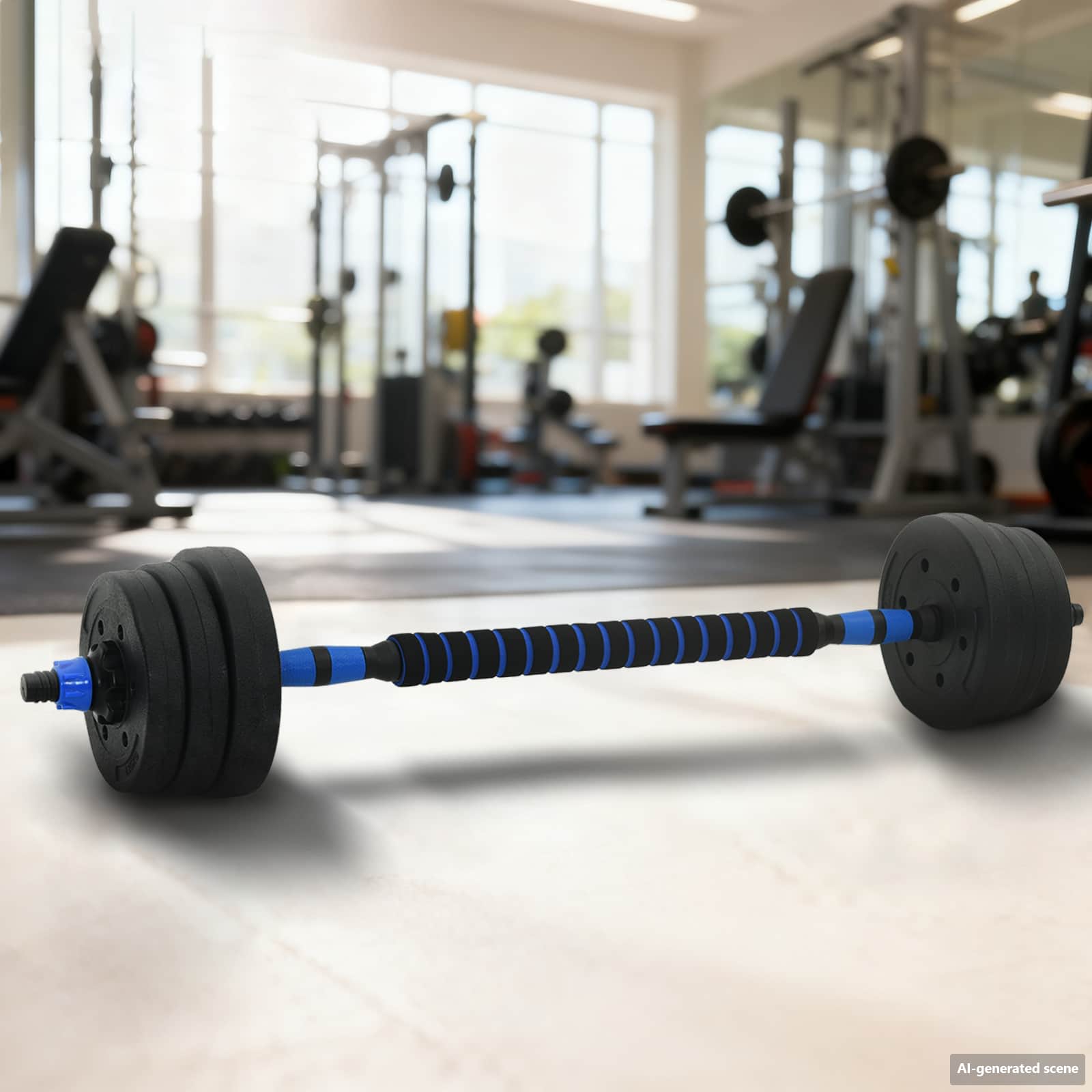 2-In-1 Hantelset 40Kg Zement Und Eisensand