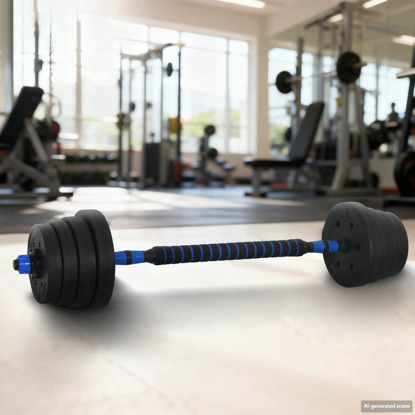 2-In-1 Hantelset 40Kg Zement Und Eisensand