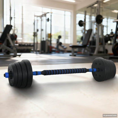 2-In-1 Hantelset 40Kg Zement Und Eisensand