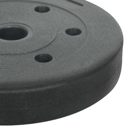 Gewichtsscheiben 4 Pcs 10 Kg Schwarz