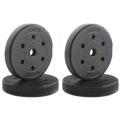 Gewichtsscheiben 4 Pcs 10 Kg Schwarz