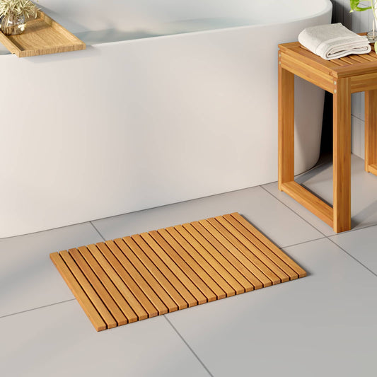 Badematte Braun Massivholz Akazie