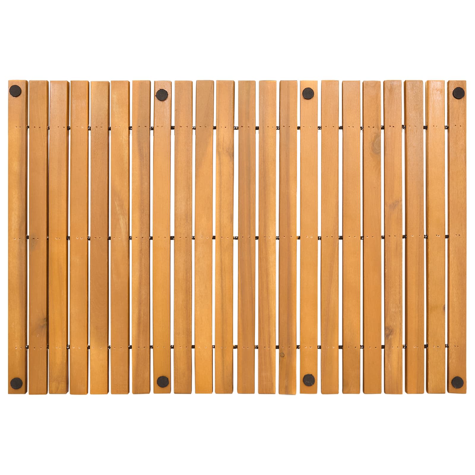 Badematte Braun Massivholz Akazie