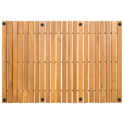 Badematte Braun Massivholz Akazie