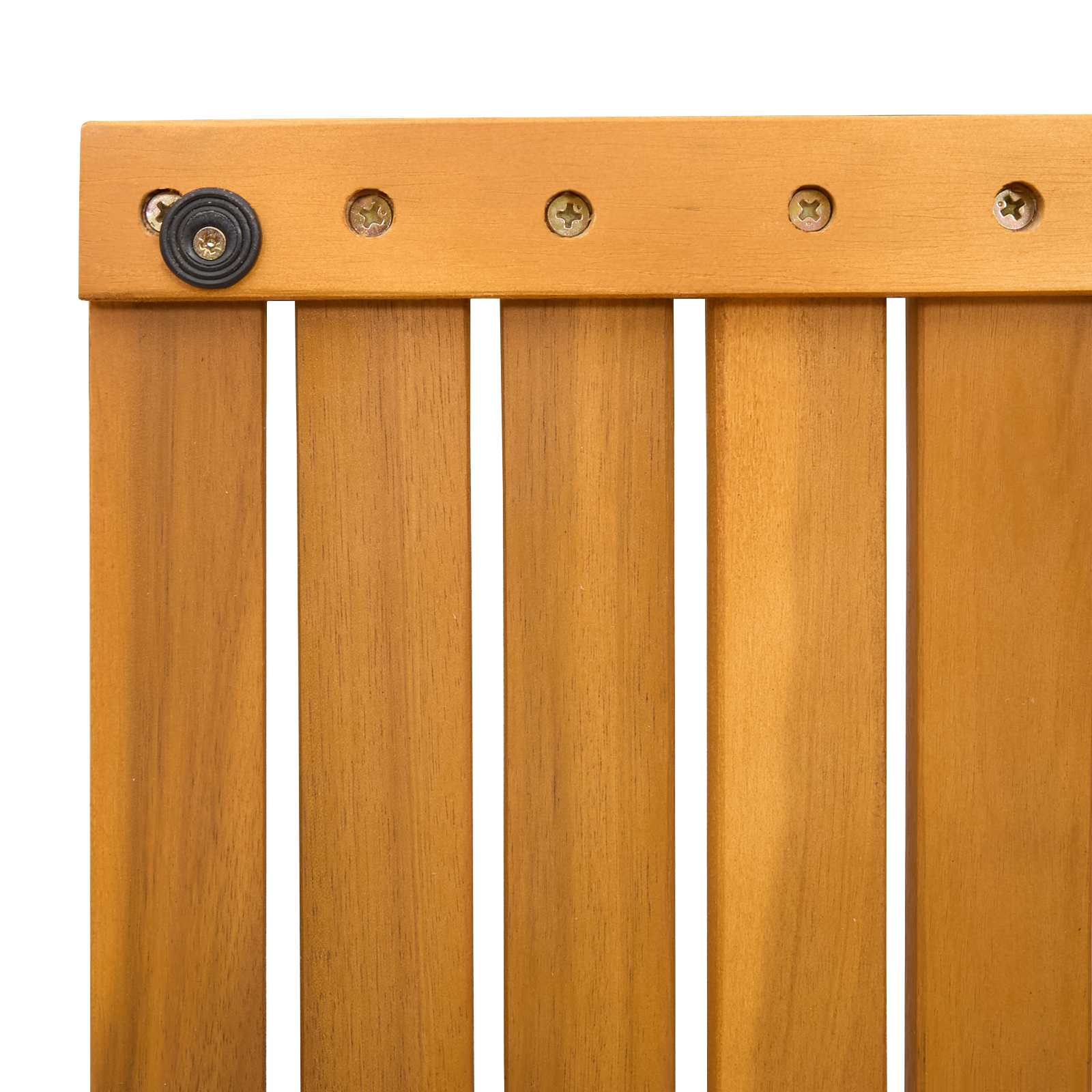 Badematte Uni Braun Holz