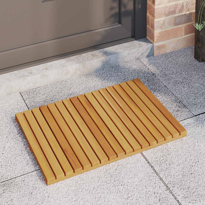 Badematte Uni Braun Holz