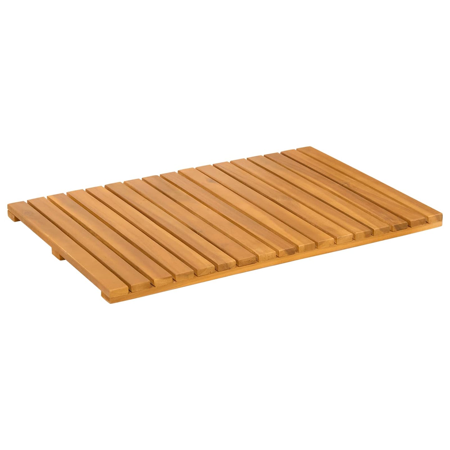 Badematte Uni Braun Holz