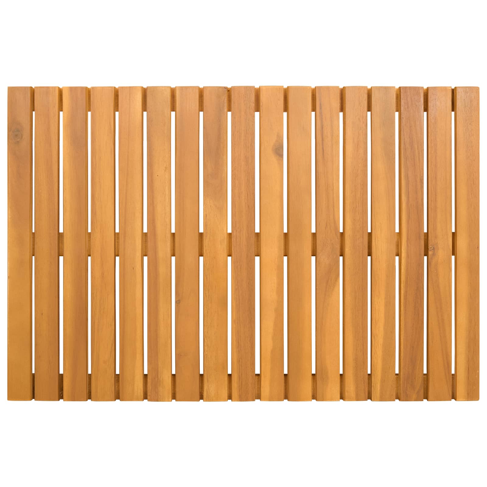 Badematte Uni Braun Holz
