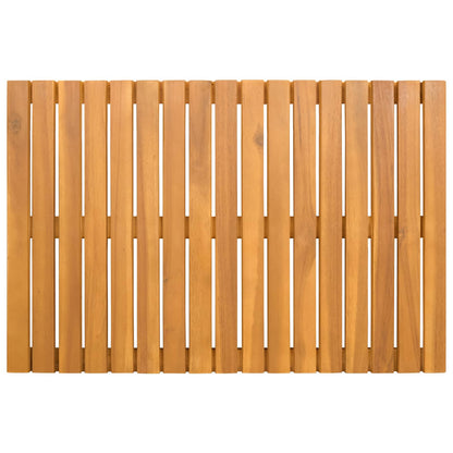 Badematte Uni Braun Holz
