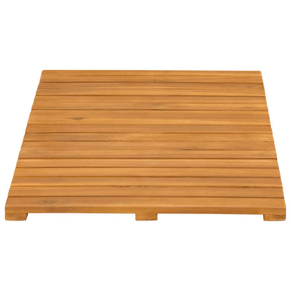 Badematte Uni Braun Holz