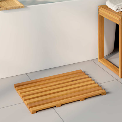 Badematte Uni Braun 100 X 53 Cm Holz