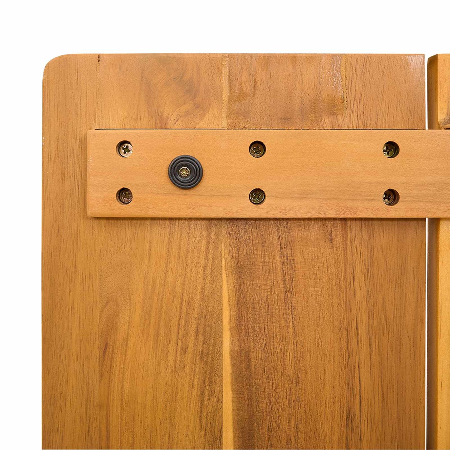 Badematte Uni Braun Holz