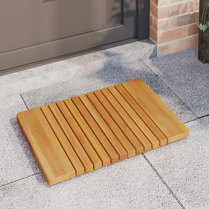 Badematte Uni Braun Holz