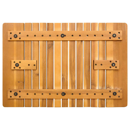 Badematte Uni Braun Holz