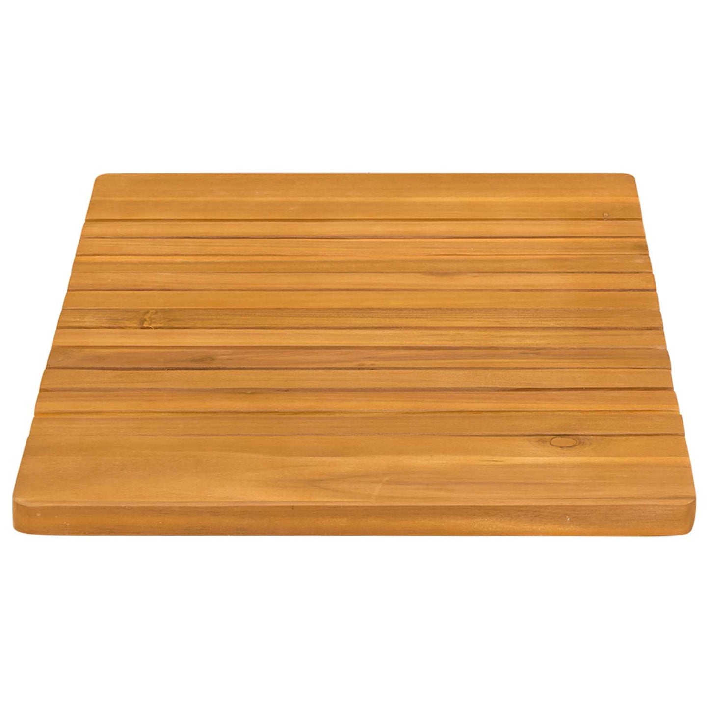Badematte Uni Braun Holz