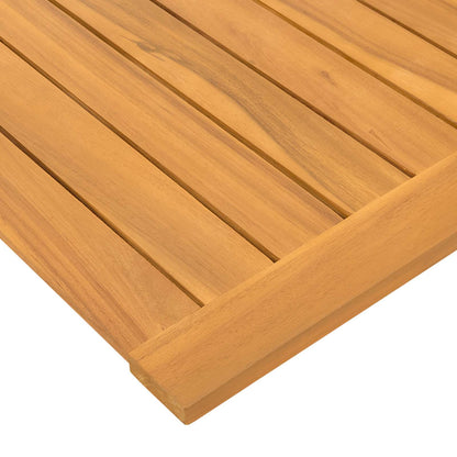 Badematte Uni Braun Holz