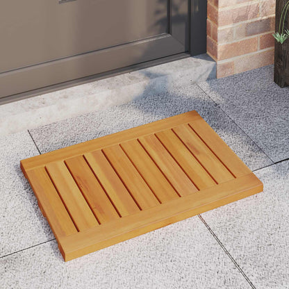 Badematte Uni Braun Holz