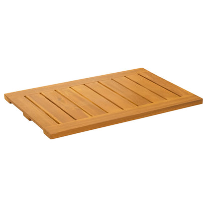 Badematte Uni Braun Holz