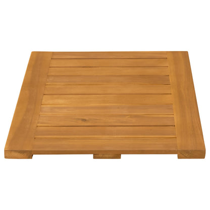 Badematte Uni Braun Holz