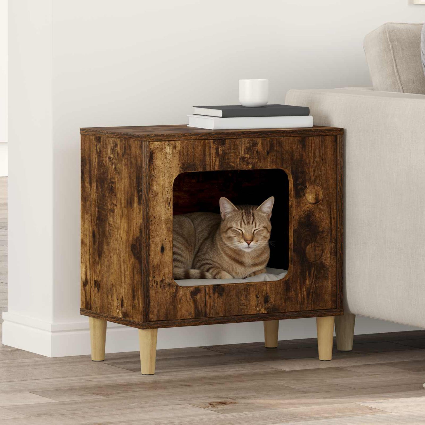 Katzenhaus 51 X 30 X 52 Cm Holzwerkstoff