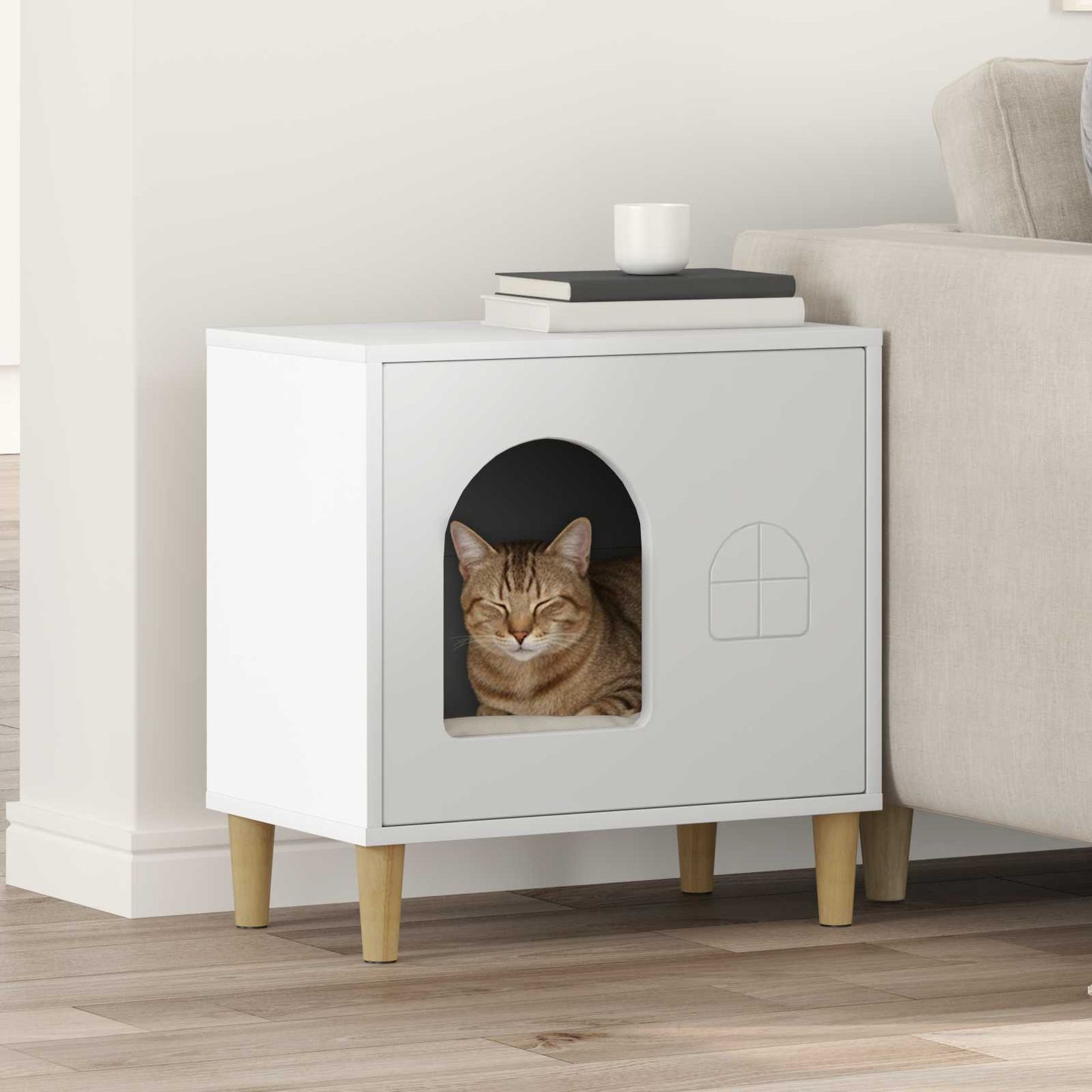 Katzenhaus Sonoma 51 X 30 X 52 Cm Holzwerkstoff