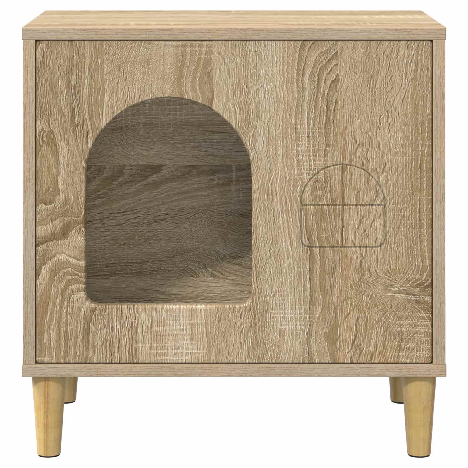 Katzenhaus Sonoma 51 X 30 X 52 Cm Holzwerkstoff
