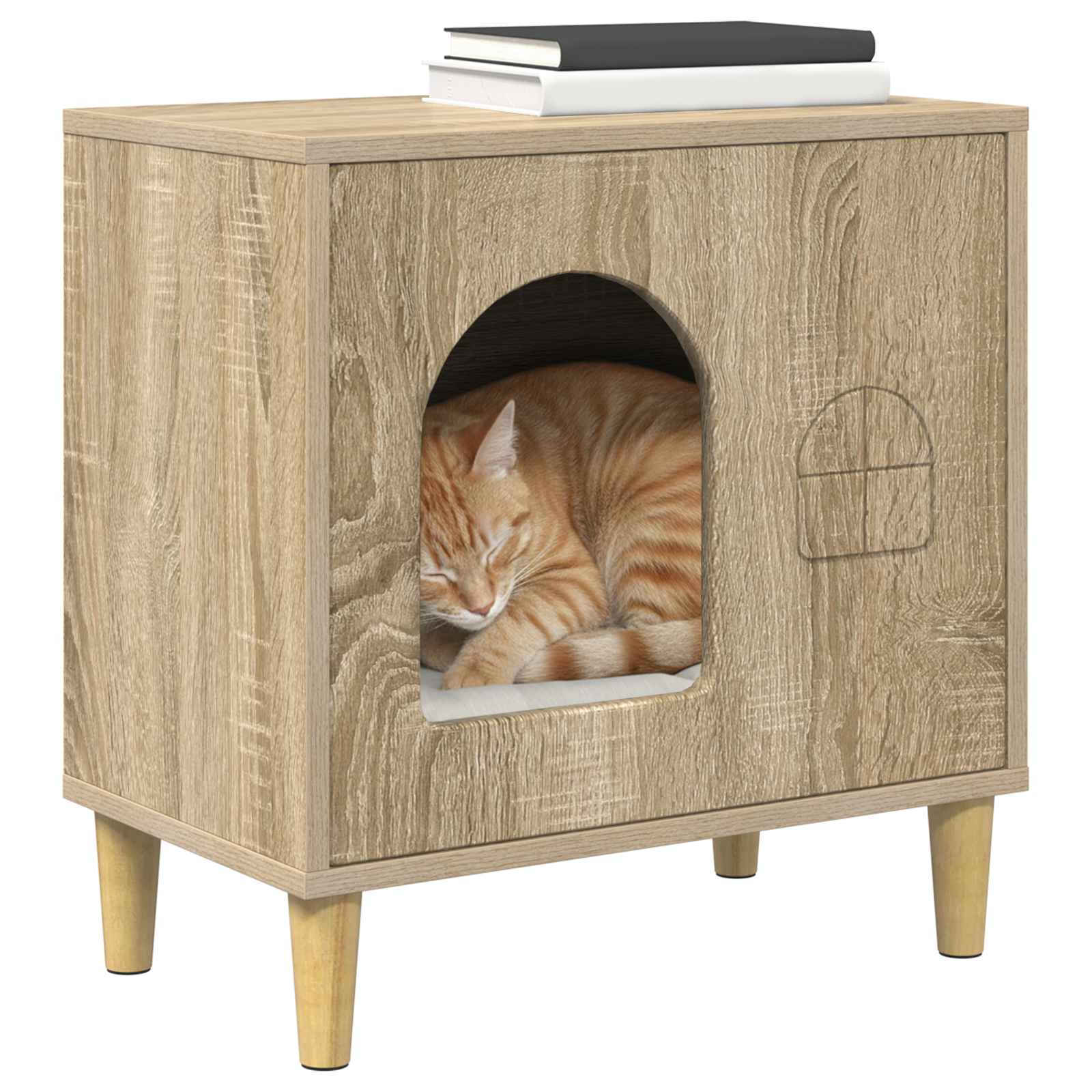 Katzenhaus Sonoma 51 X 30 X 52 Cm Holzwerkstoff