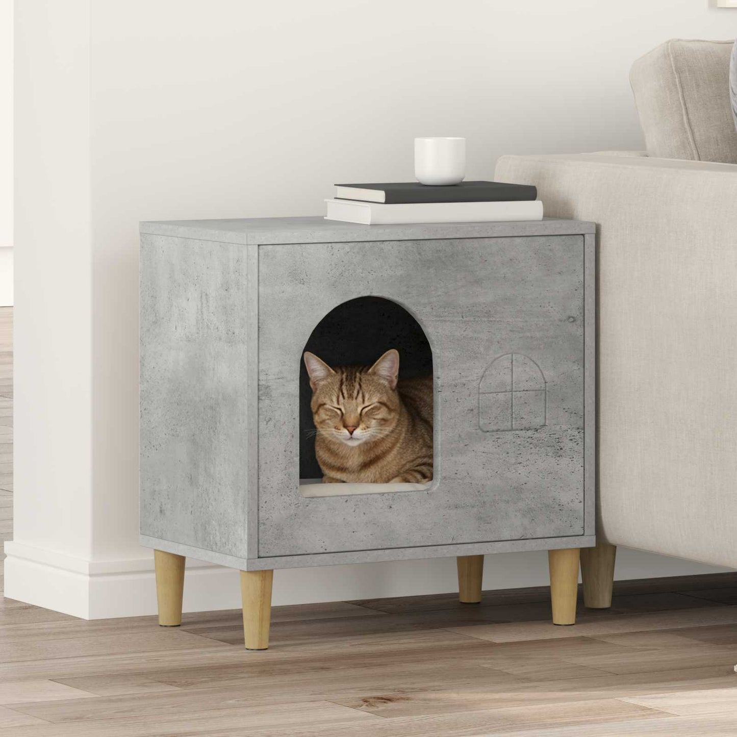 Katzenhaus Sonoma 51 X 30 X 52 Cm Holzwerkstoff