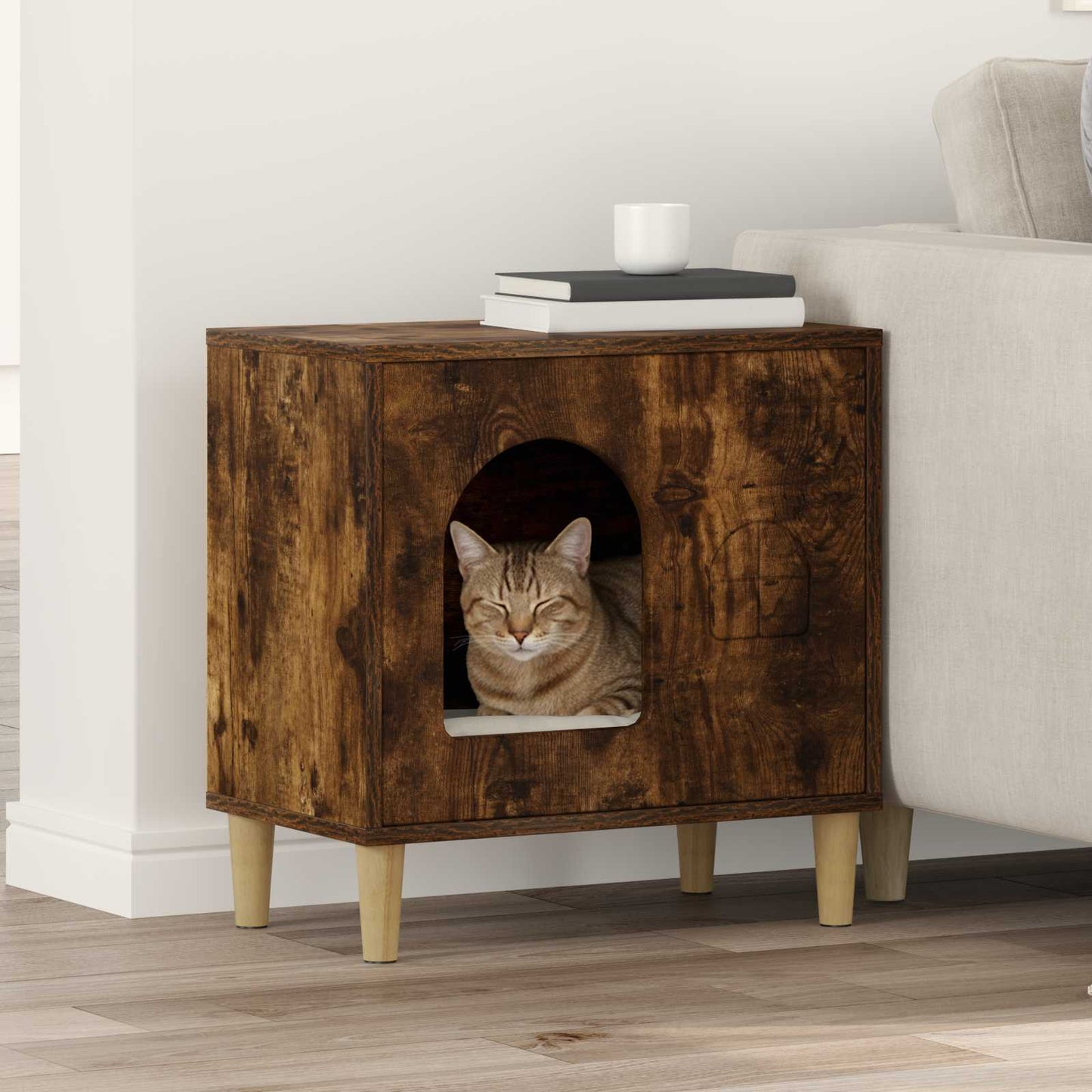 Katzenhaus Sonoma 51 X 30 X 52 Cm Holzwerkstoff