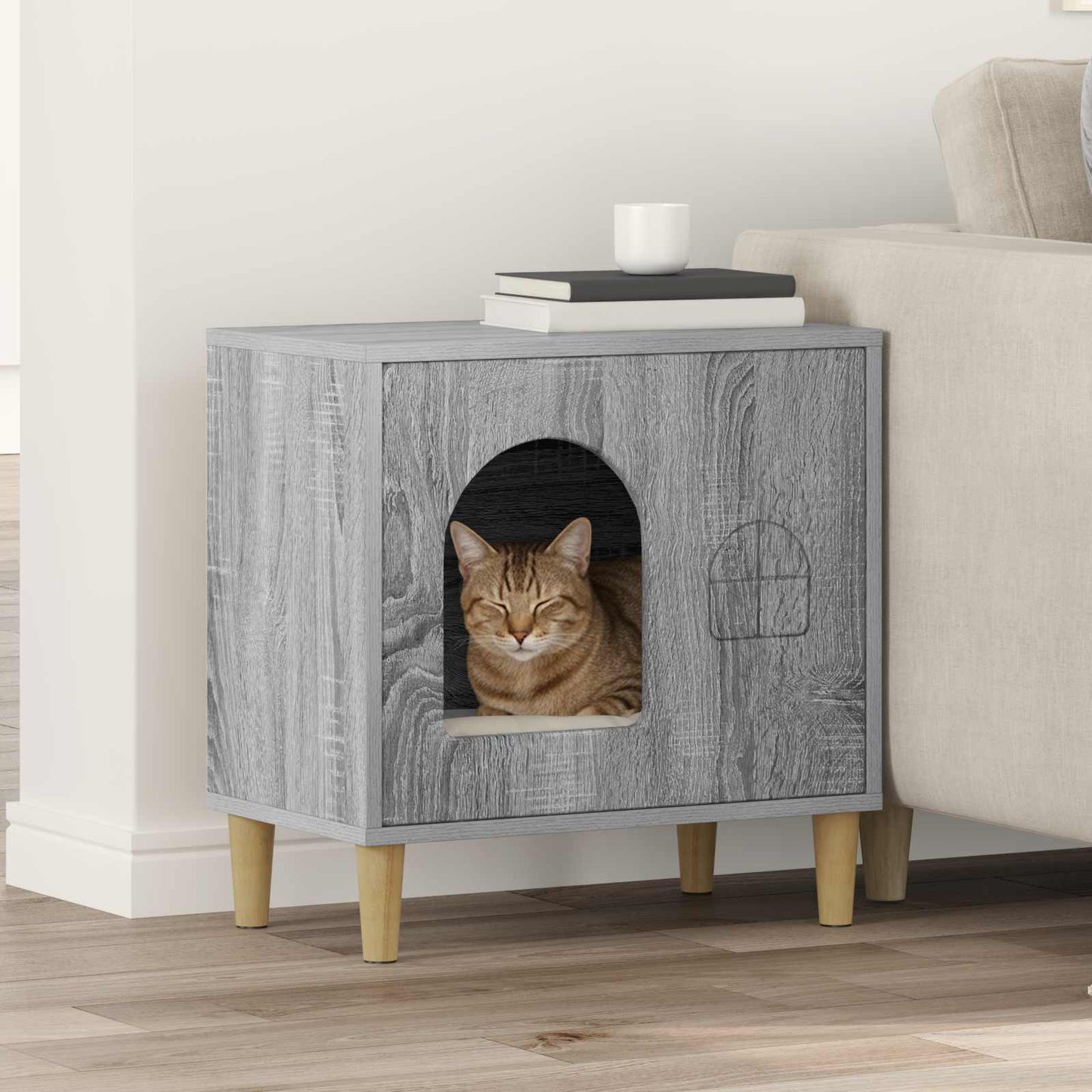 Katzenhaus Sonoma 51 X 30 X 52 Cm Holzwerkstoff