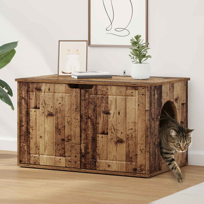 Katzenhaus 85 X 55 X 50,5 Cm Holzwerkstoff