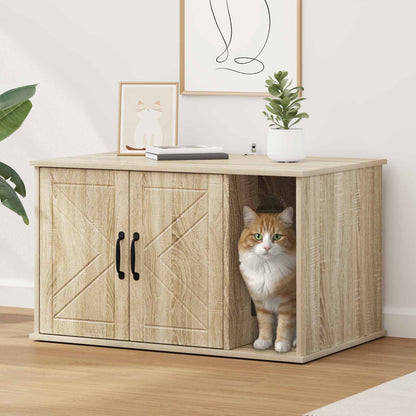 Katzenhaus 85 X 55 X 50 Cm Holzwerkstoff