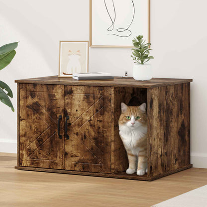 Katzenhaus 85 X 55 X 50 Cm Holzwerkstoff