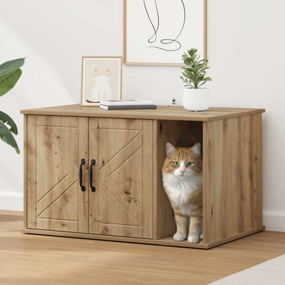 Katzenhaus 85 X 55 X 50 Cm Holzwerkstoff