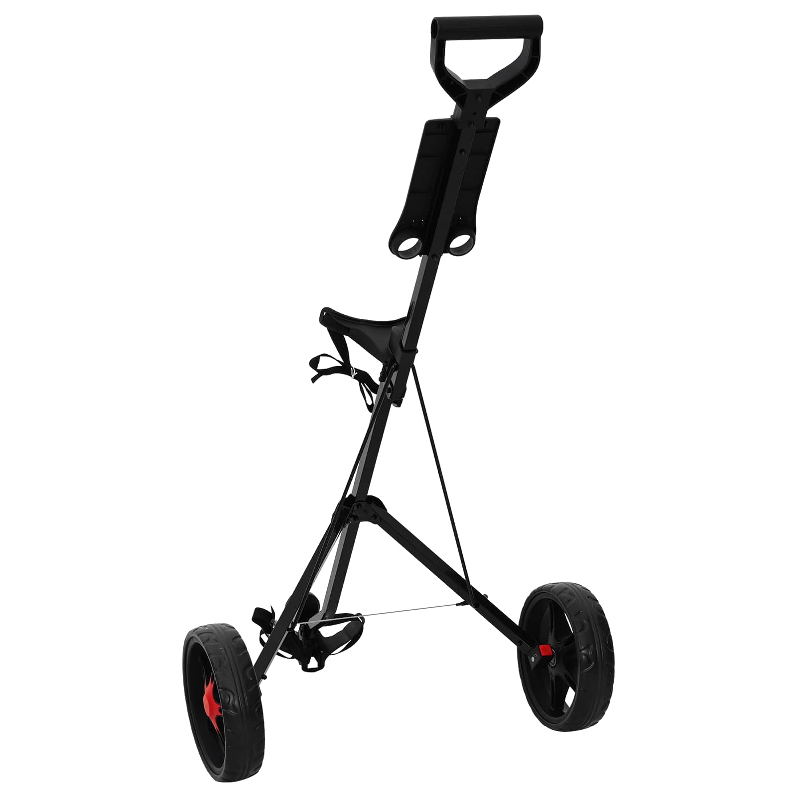 Golf-Dolly Schwarz 66 X 65 X 112 Cm Eisen