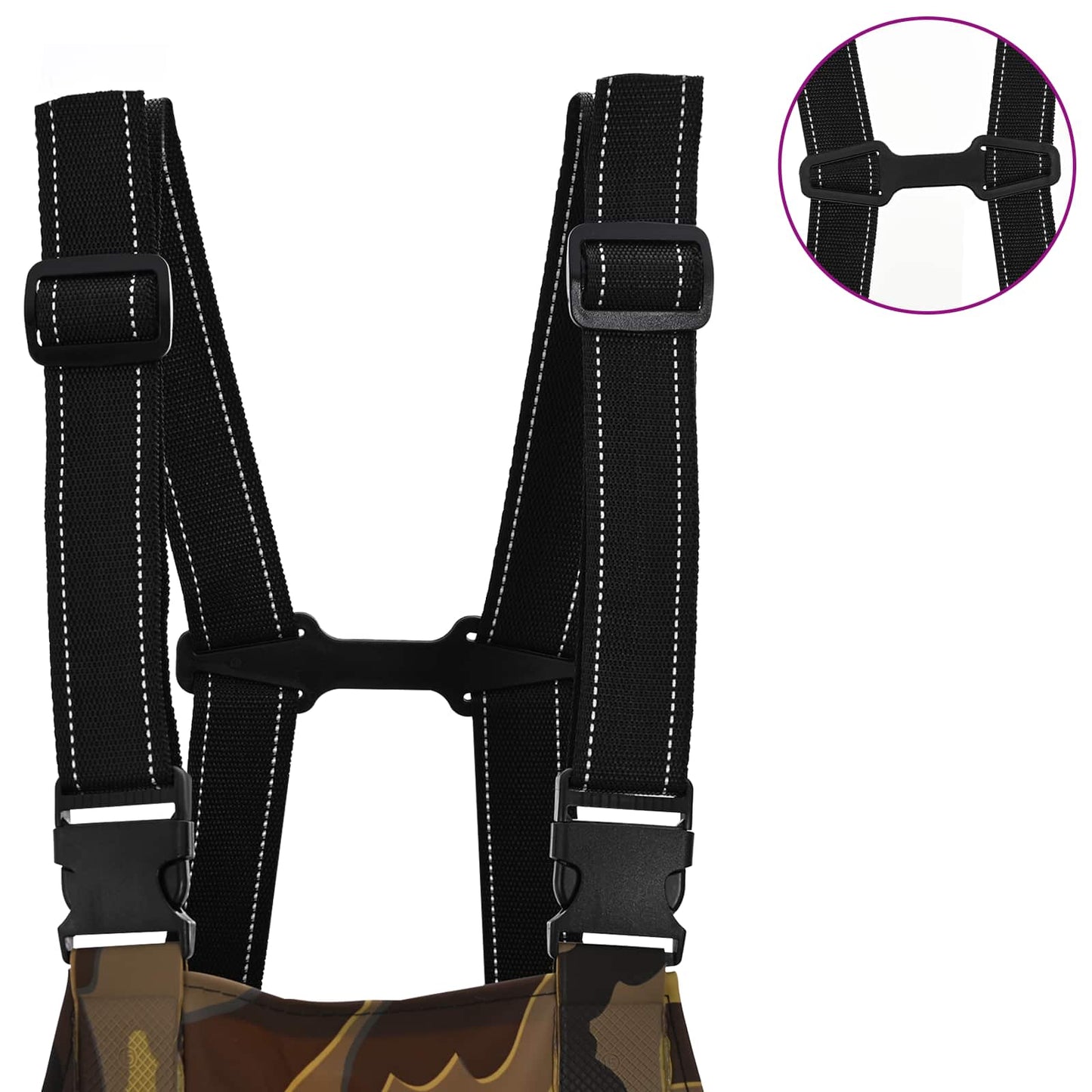 Wathose Mit Stiefeln Pvc-Beschichtetes Polyester Größe 38