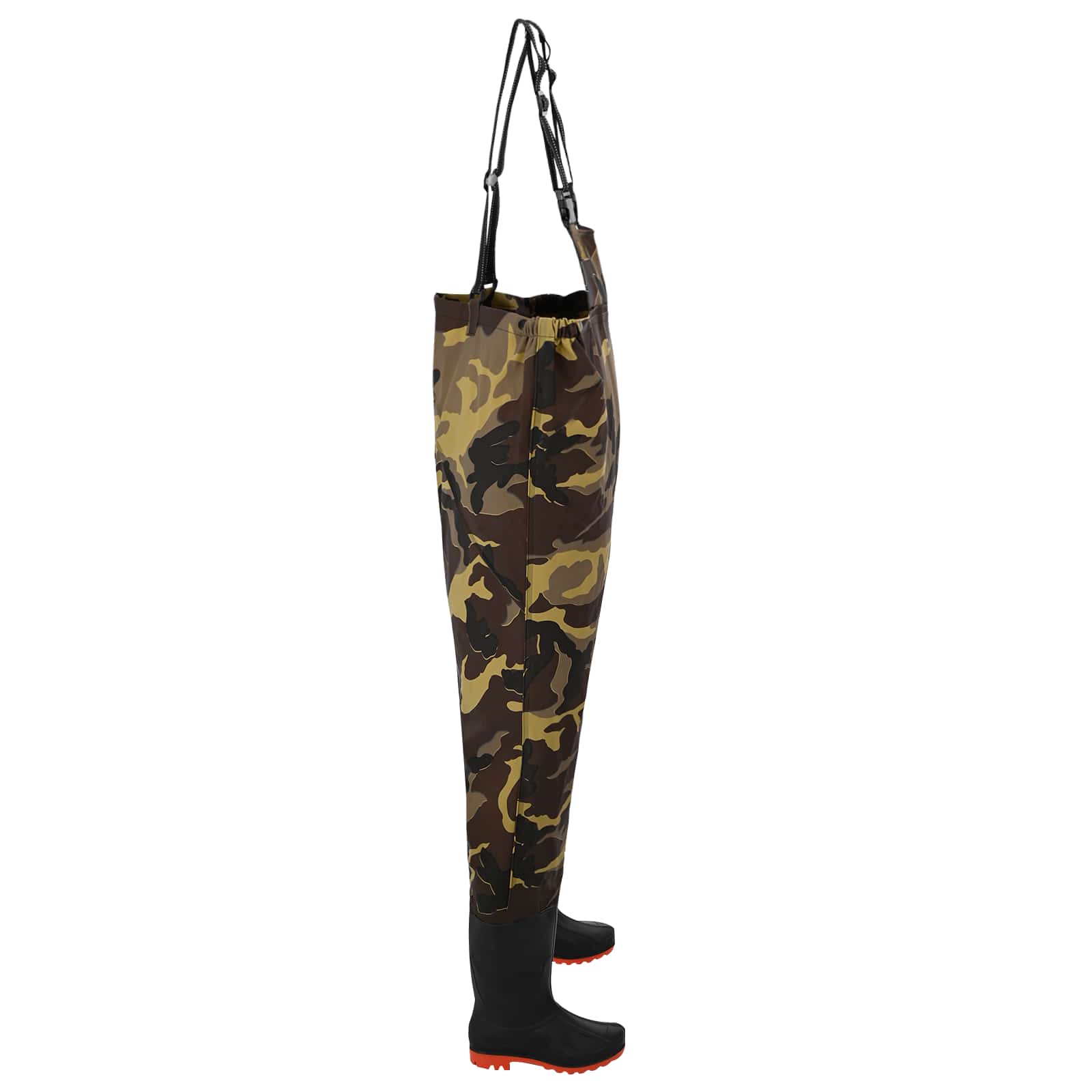 Wathose Mit Stiefeln Pvc-Beschichtetes Polyester Größe 38