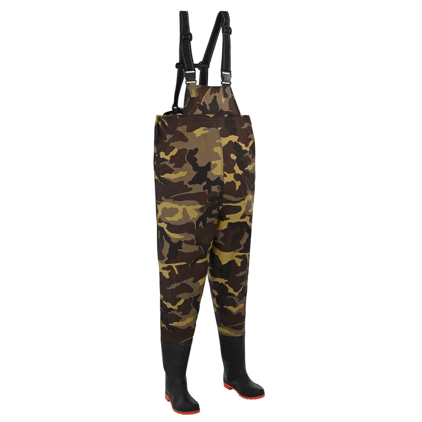 Wathose Mit Stiefeln Pvc-Beschichtetes Polyester Größe 38