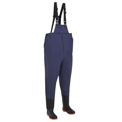 Wathose Mit Stiefeln Pvc-Beschichtetes Polyester Größe 38